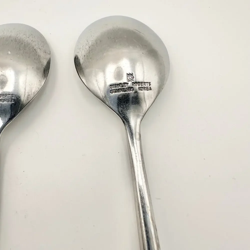 Stanley Roberts Korea York SRBYOR Set of 3 Salad Forks Dinner Forks Oval Spoons